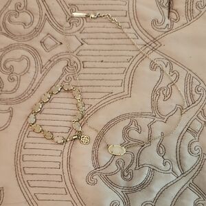 Kendra Scott Gold and Cream Necklace Set